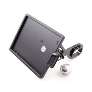 Cult-Werk, side mount license plate bracket. Black. Austria