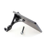 Cult-Werk, side mount license plate bracket. Black. Austria