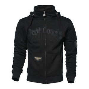 WCC Choppers Por Vida zip hoodie black Size 3XL