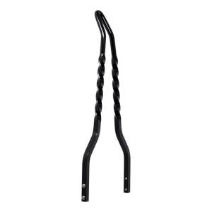 Cycle Visions Twisted Stick sissy bar 18", black