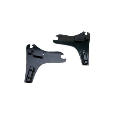 Cycle Visions, detachable sissy bar side plates. Black