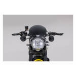 Daytona, clamp-on ABS mirror. 22mm