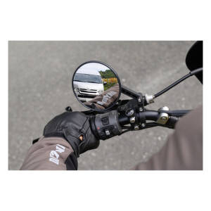 Daytona, clamp-on ABS mirror. 22mm