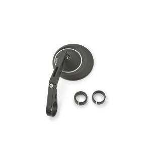 Daytona, bar end D-mirror. Number 8, long stem