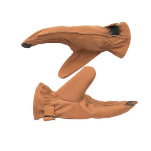 By City Texas gloves brown Size M