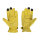 By City Texas gloves yellow Size L