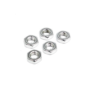 3/8-16 jam nut chrome - 25 pack