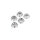 M10 x 1.50 flanged nut chrome - 25 pack
