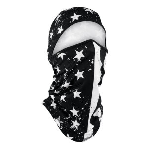 ZANheadgear Balaclava sportflex black & white flag...