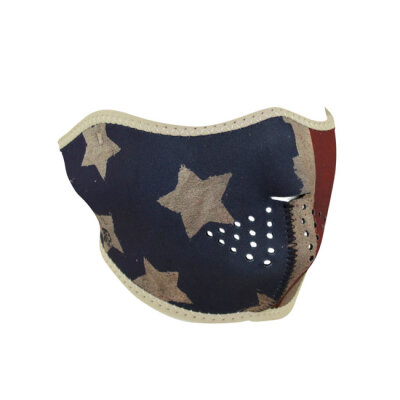 ZANheadgear Half Mask neoprene patriot One size fits most