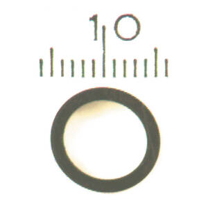 James, O-ring shifter fork shaft. Flat