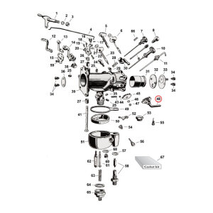 Lever air intake, civilian models chrome