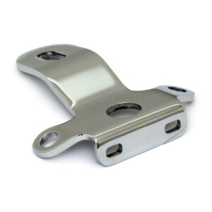 Motor mount w/coil mount. with ignition switch hole. Chrome