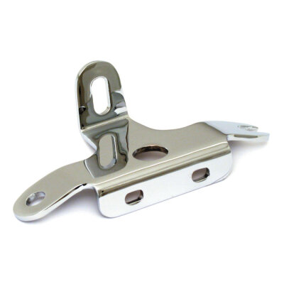 Motor mount w/coil mount & ignition switch hole. Chrome