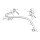Clevis pin & nut, front brake cable