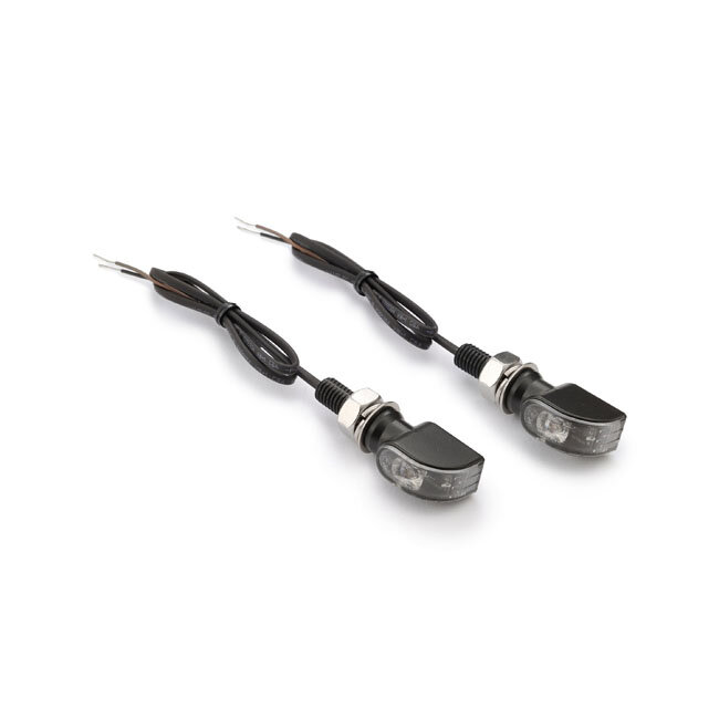 Daytona, Mini 1 D-Light LED turn signals. Clear lens