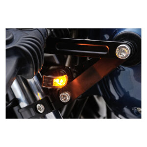 Daytona, Mini 1 D-Light LED turn signals. Clear lens