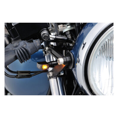 Daytona, Mini 1 D-Light LED turn signals. Clear lens