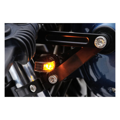 Daytona, Mini 1 D-Light LED turn signals. Clear lens