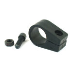 Jagg, universal oil cooler clamp. 1", black