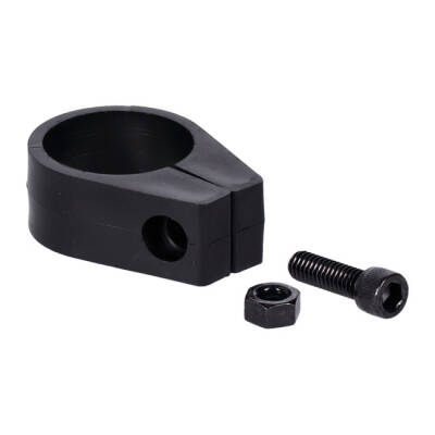 Jagg, universal oil cooler clamp. 1-1/2", black