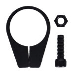 Jagg, universal oil cooler clamp. 1-1/2", black