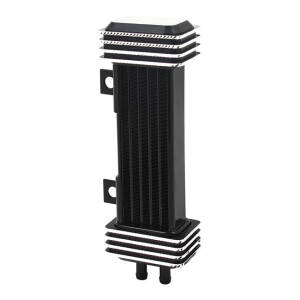 Jagg, oil cooler kit. Vertical mount, 6 row, Deluxe Diamond
