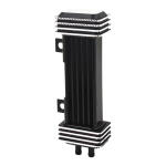 Jagg, oil cooler kit. Vertical mount, 6 row, Deluxe Diamond