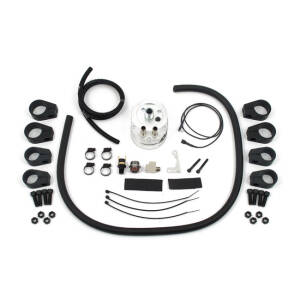 Jagg, oil cooler kit. Vertical mount, 10 row, Fan