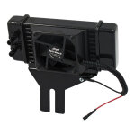 Jagg, oil cooler kit. Low mount - Horizontal - 10 row - Fan