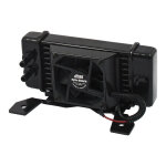 Jagg, oil cooler kit. Low mount - Horizontal - 10 row - Fan
