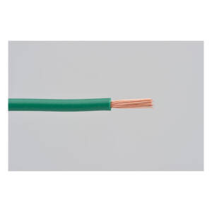 Electrical wire. 2 meter 0.75sq. Green