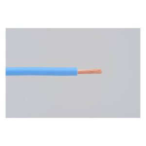 Electrical wire. 2 meter 0.75sq. Light blue