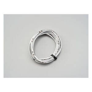 Electrical wire. 2 meter 0.75sq. White/black