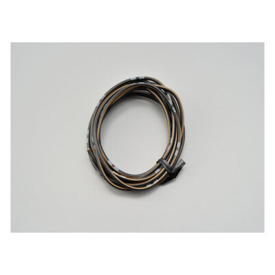 Electrical wire. 2 meter 0.75sq. Black/brown