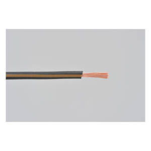 Electrical wire. 2 meter 0.75sq. Black/brown