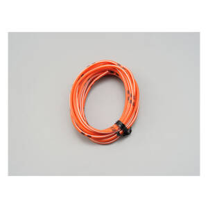 Electrical wire. 2 meter 0.75sq. orange/white