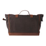 Longride, click-on Old Chopper saddlebag waxed cotton. Khaki