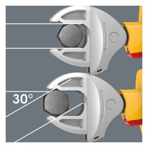 Wera adjustable wrench 16-19mm- 5/8"-3/4" Joker VDE  L