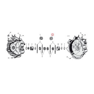 Bearing assy, pinion shaft +.0006"