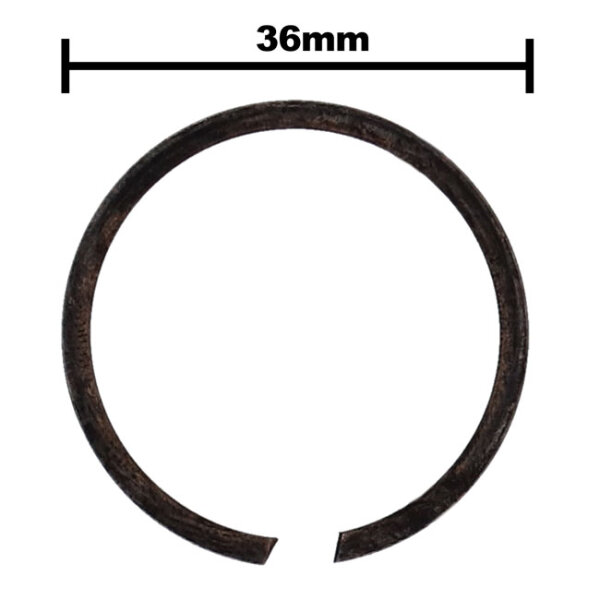 Retaining ring, crankcase bearings