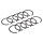 Retaining ring, crankcase bearings