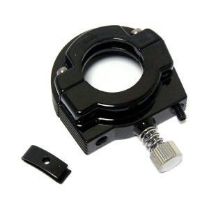 Throttle clamp set, single cable. Black