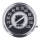 FL speedometer, 41-45 face, silver/black. 2:1 mph