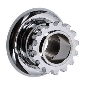 Stem crown nut, Springer forks. Chrome