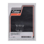 Colony bolt set, transmission side cover. Black