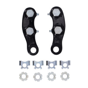 Replacement rocket set for +16" & +20" Springer forks. Black