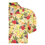 King Kerosin AOP Tropical Hawaiian Style Shirt Blazing Yello Size S
