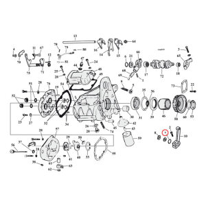 Retaining ring, shifter rod/fuel fitting