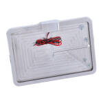 CPV, slide-in license plate bracket. Side mount, polished